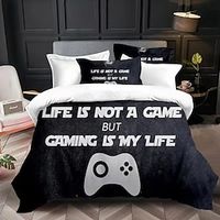 Gamer Bedding Sets for BoysGaming Duvet Cover Set Twin SizeBoys Video Games Comforter Cover Bed Set for Teen Boys BedroomGamepad Controller3 Piece with 2 Pillow Shams Lightinthebox