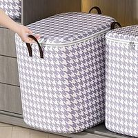 Large Capacity Quilt Storage Bag, Household Non-woven Clothing Organizer Bag, Foldable Moving Packaging Bag Lightinthebox - thumbnail