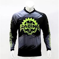 CAWANFLY Men's Long Sleeve Cycling Jersey Summer Black  Yellow Gear Bike Top Mountain Bike MTB Road Bike Cycling Quick Dry Sports Clothing Apparel  Micro-elastic Lightinthebox - thumbnail