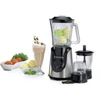 Black and Decker Blender with Grinder and Mincer Chopper, 600 W - BX600G-B5