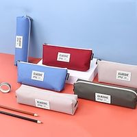 PencilCasePenPouchMarkerBag Slim Lightweight With Zipper Nylon for School Office Student miniinthebox - thumbnail