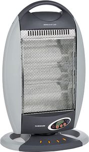 Olsenmark Halogen Heater-(Grey)-(OMHH1642)