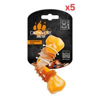 M-PETS Carnivore Boomerang Bone S Dog Toy (Pack of 5)