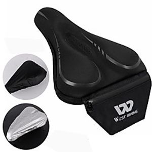 Bike Seat Saddle Cover  Cushion Comfort Durable Silicone Plastic Cycling Road Bike Mountain Bike MTB Folding Bike Black Blue Lightinthebox