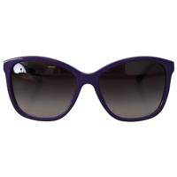 Dolce Gabbana Elegant Violet Round Sunglasses for Women (GLA1142)