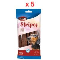 Trixie Stripes with Beef Dog Treats 100G Pack Of 5