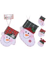 Homesmiths Christmas Hanging Decoration Snowman 15Cm Assorted Design 1 Piece Per Pack