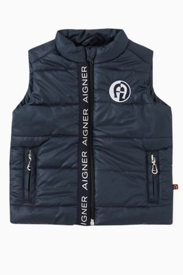 Logo Gilet in Coated Polyester Logo Gilet in Coated Polyester