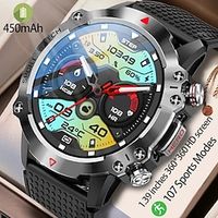 KR10 Smart Watch Blood Pressure Blood Oxygen Heart Rate Bluetooth Call Multi-Exercise Mode Health Exercise Smartwatch Lightinthebox - thumbnail