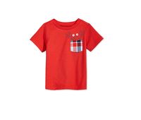 Print Cotton T-Shirt   Raging Red - thumbnail
