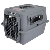 Petmate Sky Kennel Pets Carrier Vault Door 40 Inch 70 - 90Lbs, Gray - thumbnail
