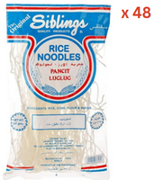 Siblings Rice Noodles Pancit Luglug, 227 Gm Pack Of 48 (UAE Delivery Only)