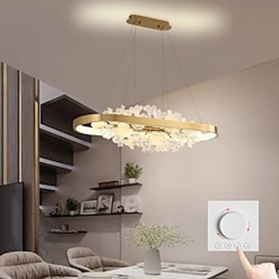 90 cm Dimmable Ceiling Lights Metal Geometrical Painted Finishes Modern 85-265V Lightinthebox