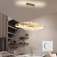 90 cm Dimmable Ceiling Lights Metal Geometrical Painted Finishes Modern 85-265V Lightinthebox - thumbnail