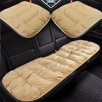 3PCs Winter Car Seat Cushion Thickened Warm Short Plush Rear Seat Cushion Seat Cover Four Seasons Seat Cushion Lightinthebox - thumbnail