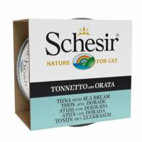 Schesir Cat Wet Food-Tuna With Seabream 85G