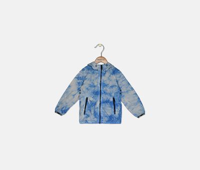 Toddler Boys Tie Dye Jacket Blue/White Toddler Boys Tie Dye Jacket Blue/White