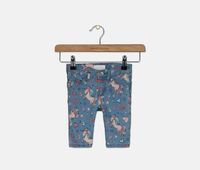 Toddler Girls Printed Short  Light Medium Wash - thumbnail