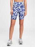 GapFit 9&#34; High Rise Blackout Bike Shorts - thumbnail