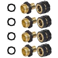 4set Garden Hose Quick Connector, 34 Inch Male And Female Garden Hose Fitting Quick Connector, Garden Hose Supplies Lightinthebox - thumbnail