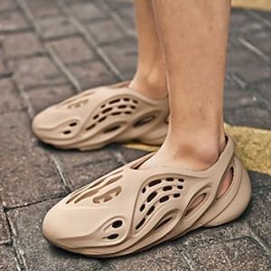 Men's And Women's Foam Slides Lightweight Quick-drying Non Slip Slides Slippers Trendy Clogs Closed-toe Garden Shoes Outdoor Sandals Men's Slides miniinthebox