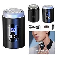 Mini Electric Travel Shaver for Men Pocket Size Rechargeable Portable Painless Cordless Trimmer Knive Face Beard Razor Lightinthebox