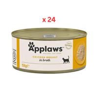 Applaws Cat Chicken Tin 156g Pack Of 24