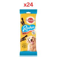 Pedigree Rodeo Beef Dog Treats 4Pcs (Pack of 24)