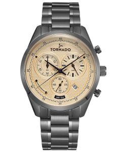 Tornado Mens Chronograph Ivory Dial Watch - T20103B-XBXI