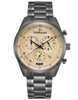 Tornado Mens Chronograph Ivory Dial Watch - T20103B-XBXI - thumbnail