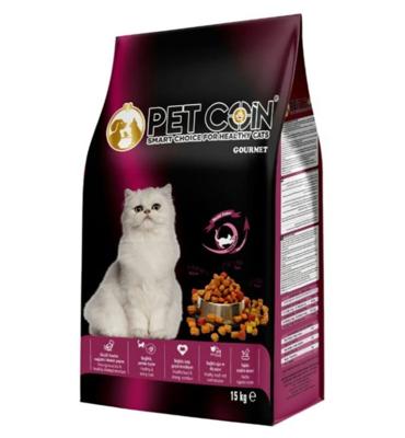 Petcoin Adult Cat Gourmet Chicken And Salmon And Lamb- 15kg