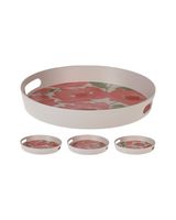 Koopman Serving Tray Melamine 30 x H4 cm Assorted 1 Piece