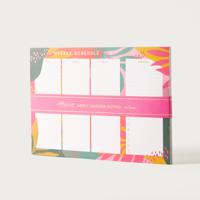 Punch Studio Tropical Print Weekly Planner Notepad