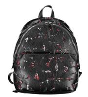 Desigual Black Polyethylene Backpack - DE-24443