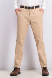 Mens Slim-Fit Stretch Flat Front Dress Pants  Tan