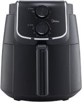 Midea 4.6Liter Air Fryer 1500Watt With Dual Cyclone Rapid Hot Technology For Frying, Grilling, Broiling, Roasting, Baking, Toasting - MFTN40D2