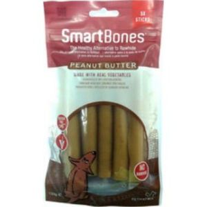 Smartbones Sticks Peanut Butter 5 Pack Rawhide-Free Chews For Dogs