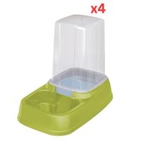 Georplast Eat & Drink Dispenser 3.7L - Limegreen (Pack of 4)