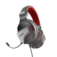 Vertux Malaga Amplified Stereo Wired Gaming Headset Red