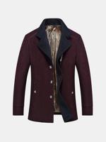 Wool Chest Pocket Casual Jacket