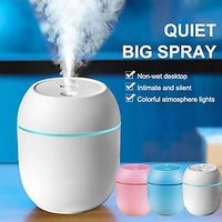 USB Portable Air Humidifier 7.44oz Essential Oil Diffuser Modes Auto Off With LED Light For Home Car Mist Maker Face Steamer Car Air Fresheners For Classroom School Bedroom Office Halloween C Lightinthebox - thumbnail