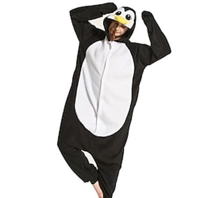 Adults' Kigurumi Pajamas Nightwear Animal Animal Onesie Pajamas Funny Costume Flannel Cosplay For Men and Women Christmas Animal Sleepwear Cartoon Lightinthebox