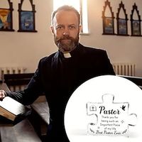 Acrylic Plaque Pastor Appreciation Gifts - Acrylic Block Puzzle Pastor Gifts Touching Sayings Engraved Pastor Gifts For Men Idea Birthday Christmas Thanksgiving Day Gifts For Pastor Lightinthebox