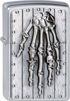 Zippo Lighter Model 200 Skeleton Hand Emblem - 130004451 (UAE Delivery Only)