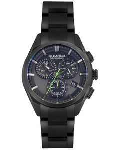 Quantum Mens Chronograph Black Dial Watch - PWG854.650