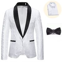 Retro Vintage Rococo Baroque 1980s Suits  Blazers Gentleman Men's Cosplay Costume Masquerade Party  Evening Coat Lightinthebox - thumbnail