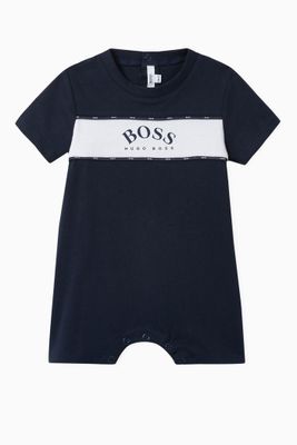 Contrasting Logo Romper Contrasting Logo Romper