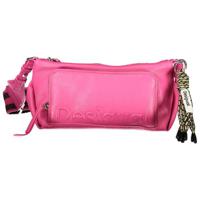 Desigual Pink Polyethylene Handbag - DE-24403