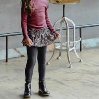 Princess Flower Kids Girls Leggings - thumbnail