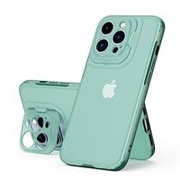 Phone Case For Apple Back Cover iPhone 13 Pro Max 12 11 SE 2022 X XR XS Max 8 7 Plus with Stand Shockproof Solid Colored TPU PC miniinthebox - thumbnail